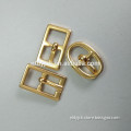 golden square shoe buckles round buckles for bags suitcase